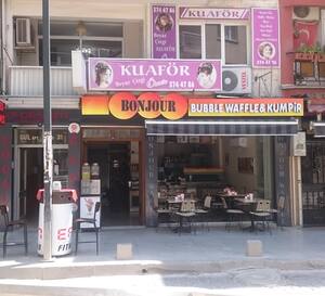 Bonjour Bubble Waffle Kumpir Menu